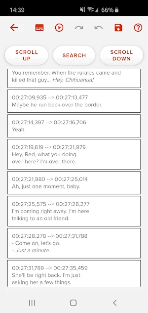 Android Subtitle Editor Screenshot 3