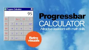Progressbar Calculator - retro & fast calculations Screenshot 0