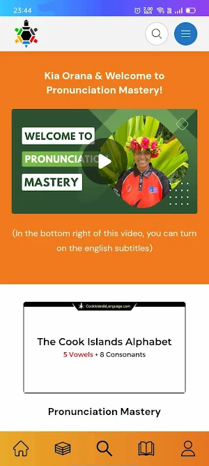 CookIslands Language Screenshot 1