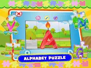 Learning ABC Jigsaw Puzzle Pro Screenshot 0