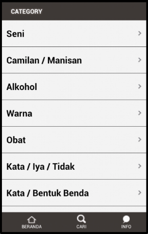 INDONESIA - Word Dictionary Screenshot 1