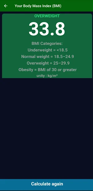 Your Body Mass Index (BMI) Screenshot 0