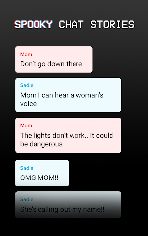 Scary Chat Stories - Hooked on Scary Text Messages Screenshot 0
