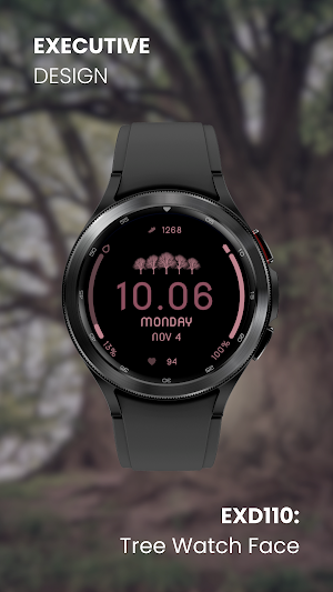 EXD110: Tree Watch Face Screenshot 1