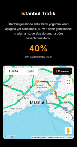 İstanbul Trafik Yoğunluğu Screenshot 0