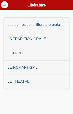 Cours de Littérature Screenshot 0