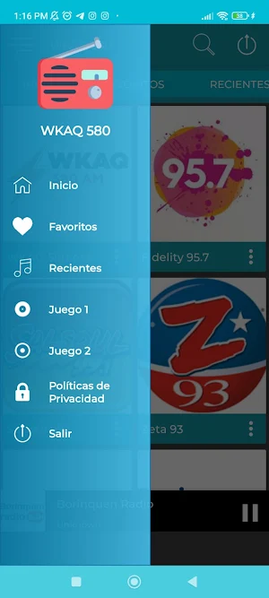 WKAQ 580 AM Radio Puerto Rico Screenshot 1