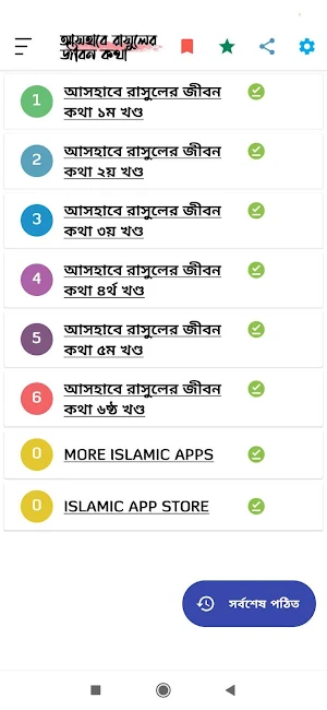 আসহাবে রাসুলের জীবনকথা Screenshot 0