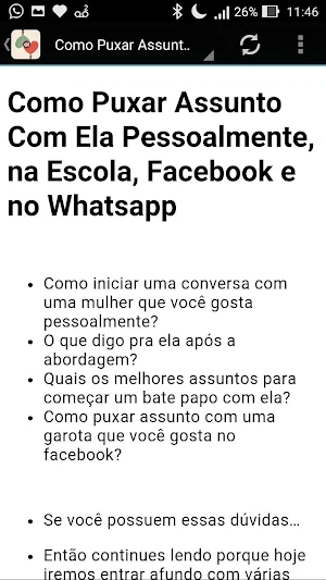 Como Puxar Assunto Screenshot 1