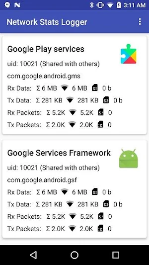Network Stats Logger Screenshot 1
