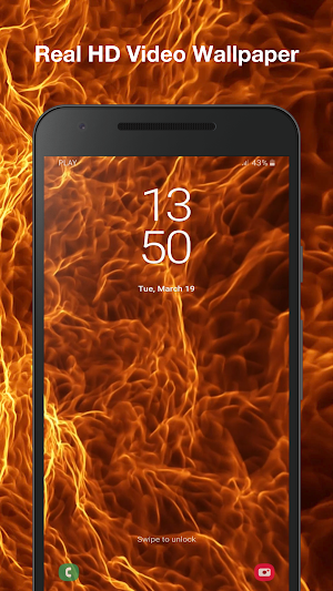 Fiery Screen Live Wallpaper Screenshot 2