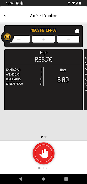 Top Canaã - Motorista Screenshot 2
