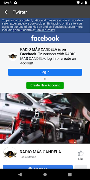 Radio Mas Candela Screenshot 1