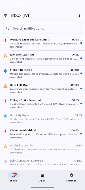 NotifyBridge: IoT Push API Screenshot 0