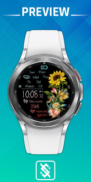 BFF7 - Neon Art Sunflower Screenshot 0