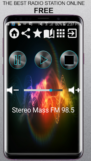 Radio Stereo Mass FM 98.5 HN Radio App En Línea Gr Screenshot 0