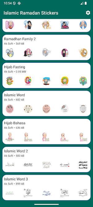 Islamic Ramadan Stickers Screenshot 2