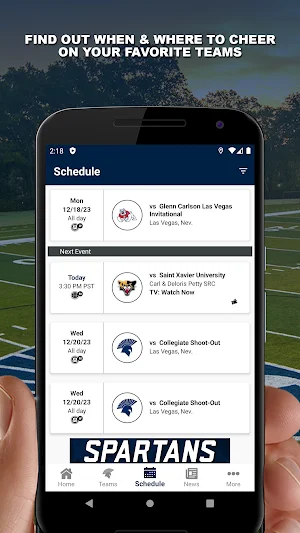Missouri Baptist Spartans Screenshot 1