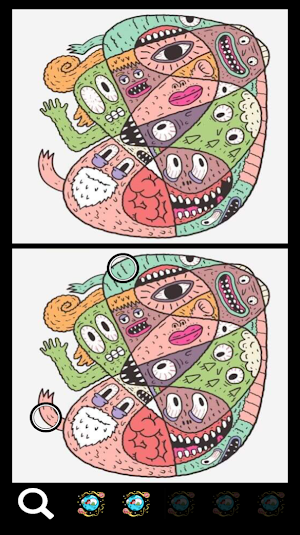 Spot a Difference Creatures Screenshot 1