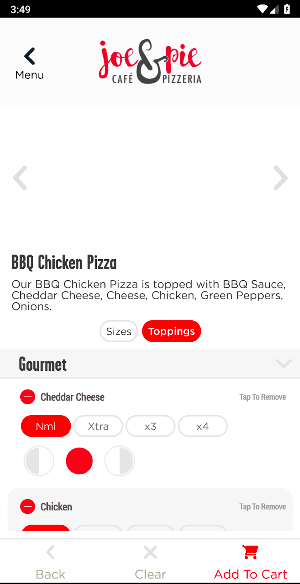 Joe & Pie Cafe and Pizzeria Screenshot 3