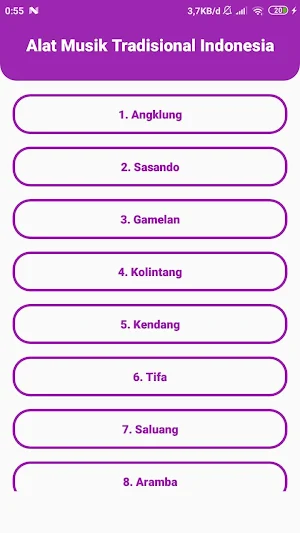Alat Musik Tradisional Indonesia Screenshot 0