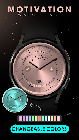 Motivation Wear OS Watch Face Screenshot 2