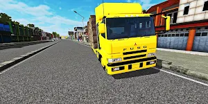 Mod BUSSID : Truck Fuso Tribal Muatan Kayu Screenshot 0