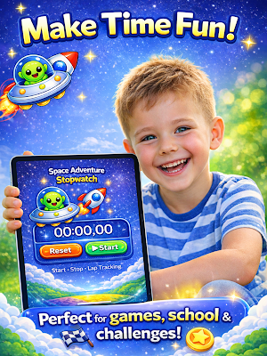 Stopwatch for Kids : Timer 321 Screenshot 3
