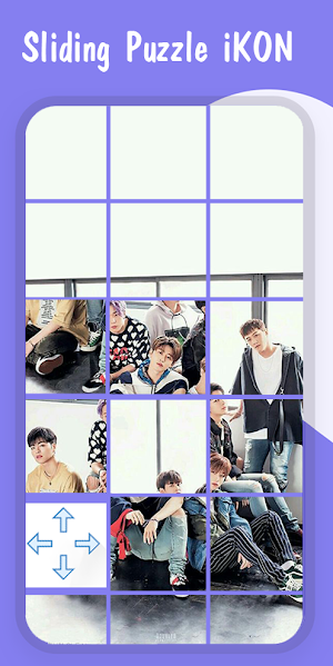 Sliding Puzzle iKON Challenge Screenshot 2