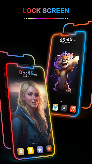 Edge Lighting Border Animation Screenshot 2