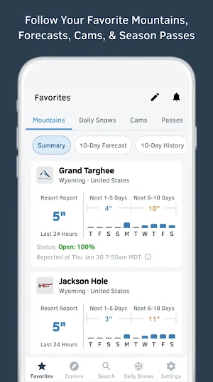 OpenSnow Screenshot 0