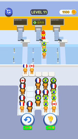 Last Call: Airport Sort Puzzle Screenshot 1