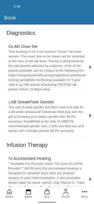 Kare Health & Wellness Screenshot 1