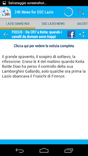 Lazio 24h Screenshot 2
