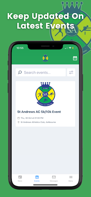 St Andrews AC Ashbourne Screenshot 2