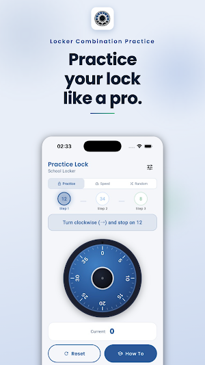 Locker Combination Practice Screenshot 0