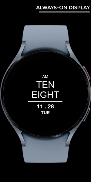 Letter Night - watch face Screenshot 2