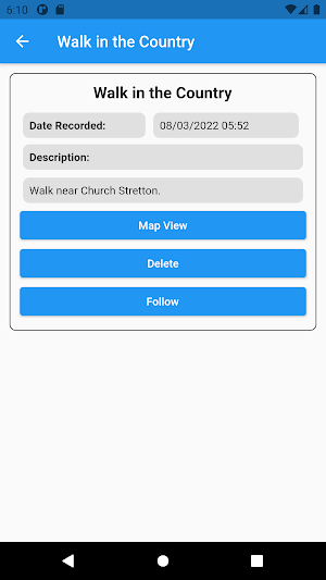 Easy Route Recorder Screenshot 3