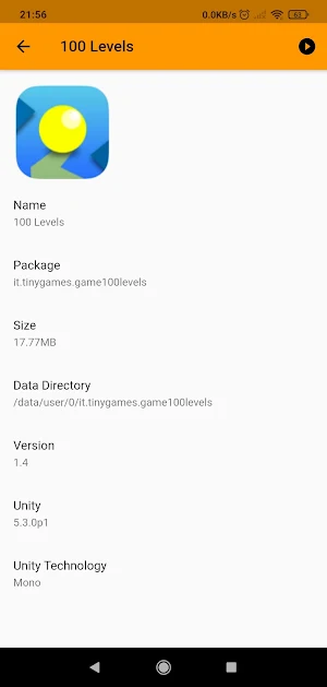Unity app version Screenshot 1