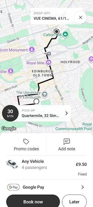 Bella Private Hire Screenshot 2