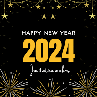 NewYear Invitation Card 2024