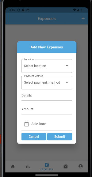 Sales Tracking Screenshot 2