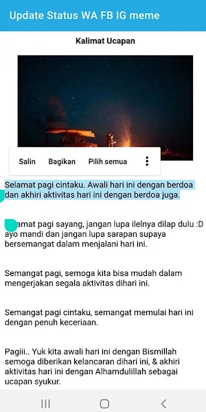 Update Status WA FB IG Meme Screenshot 3