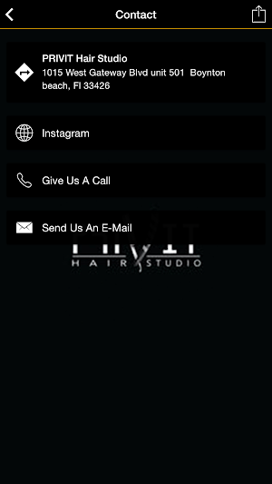 PRIVIT Hair studio Screenshot 2