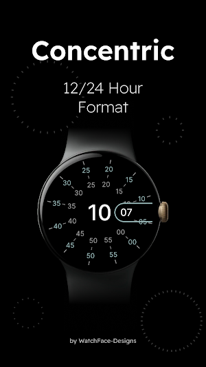 Concentric - Pixel Watch Face Screenshot 3