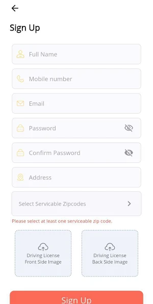 Pranithashop Delivery Screenshot 2