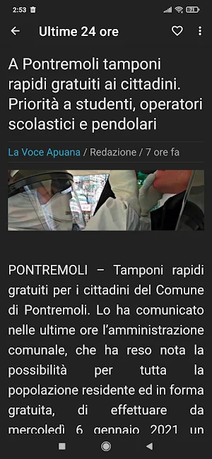 Massa Carrara notizie Screenshot 3