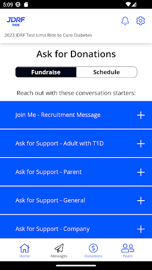 JDRF Ride Screenshot 2