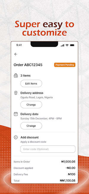 Onome foods Screenshot 3