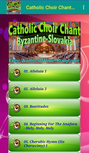 Catholic Choir Chant +Ringtone Screenshot 2